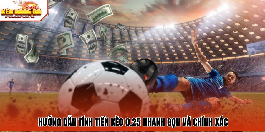 Kèo 0.25 Trái - Loại Kèo Nhỏ Nhưng Tiềm Năng Thắng Cực Cao Hướng dẫn tính tiền kèo 0.25 nhanh gọn và chính xác